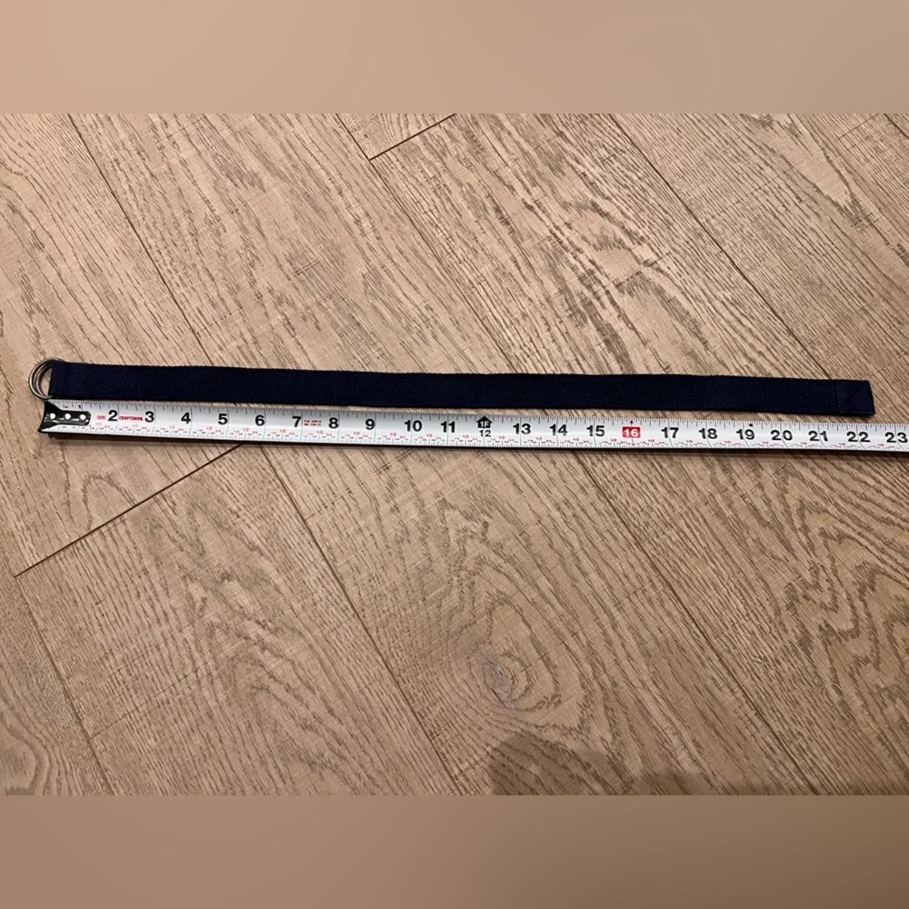 Polo by Ralph Lauren Navy Cotton D-Ring Kids Belt.  22 inches. 18 months - 3T